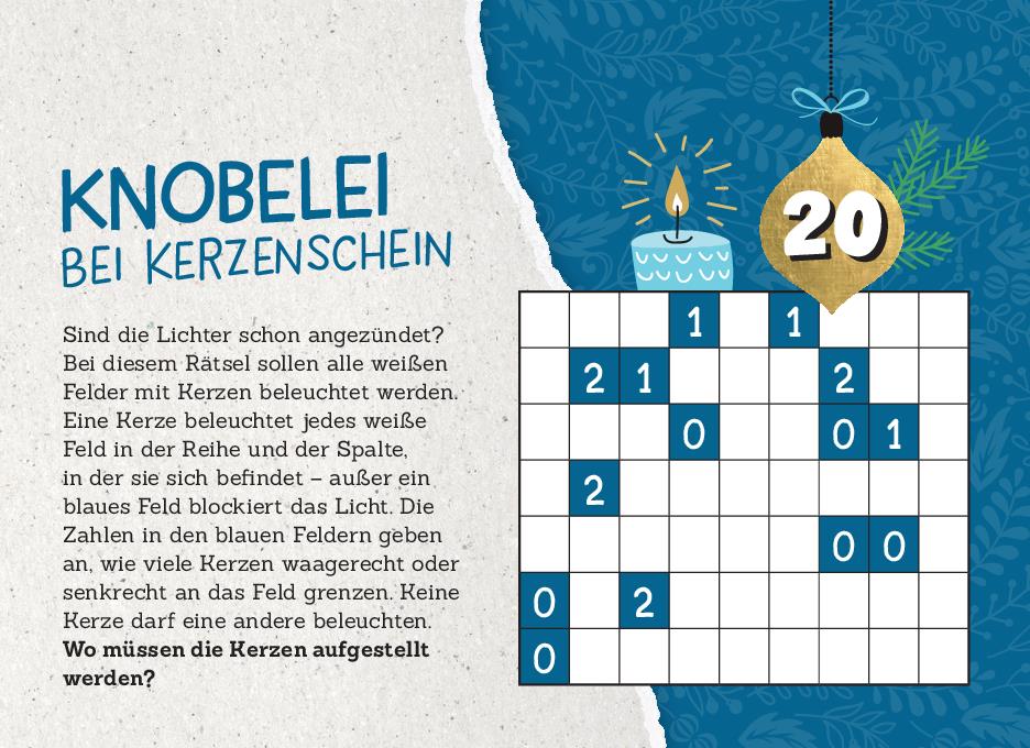 Weitere Ansicht: 24 Adventsrätsel I Die perfekte Ablenkung vom Weihnachtsstress