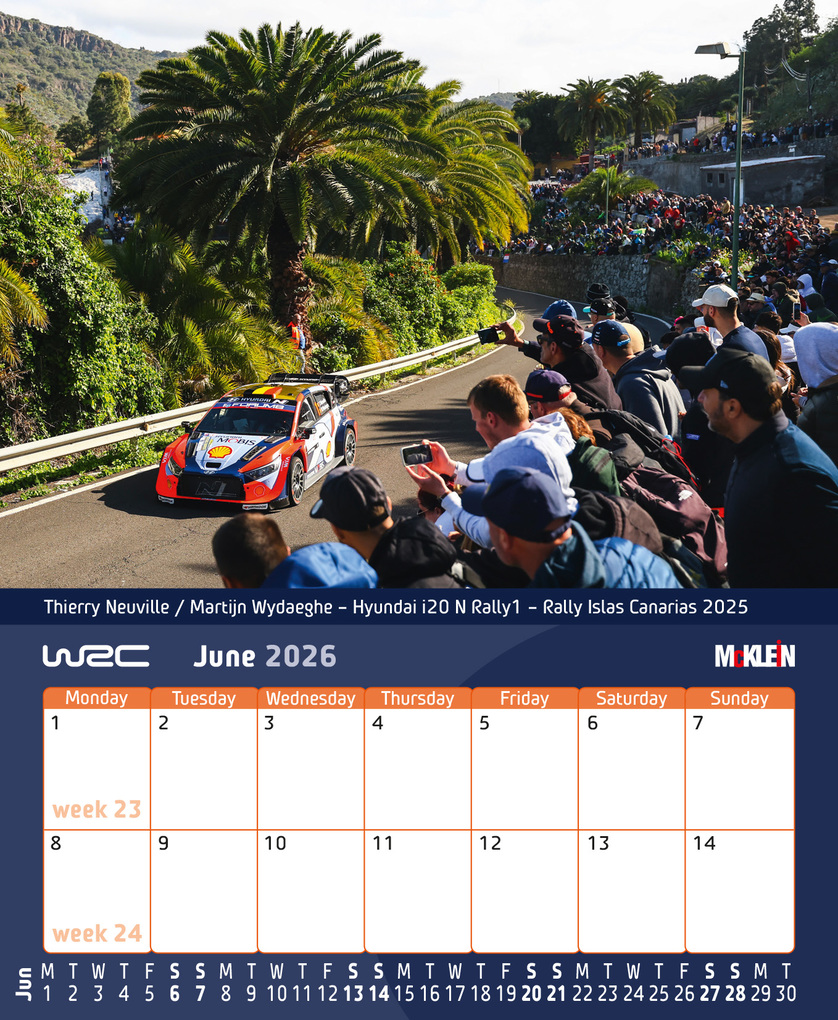 Weitere Ansicht: 2026 Desktop Rally Calendar