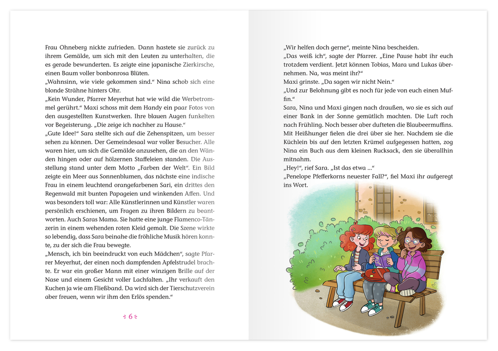 Weitere Ansicht: Die Erstkommuniongirls schnappen den Dieb | Michael Hamannt