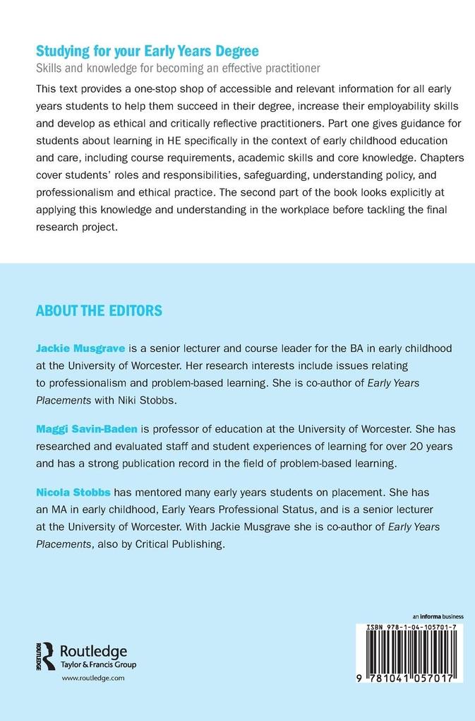 Weitere Ansicht: Studying for Your Early Years Degree