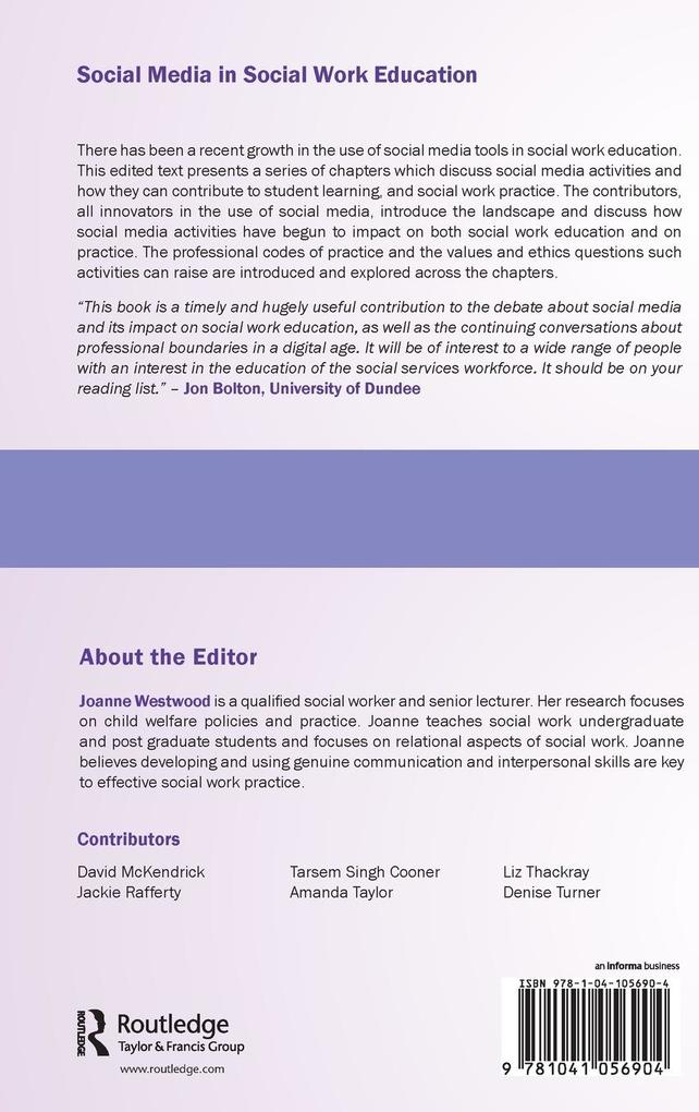 Weitere Ansicht: Social Media in Social Work Education