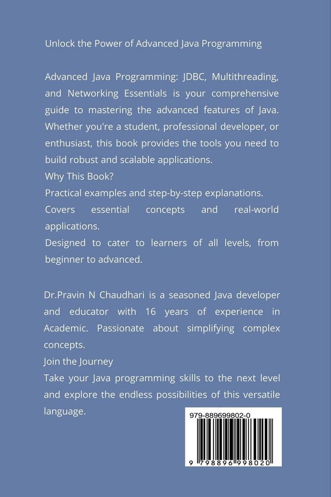 Weitere Ansicht: Advanced JAVA Concepts | Pravin Chaudhari