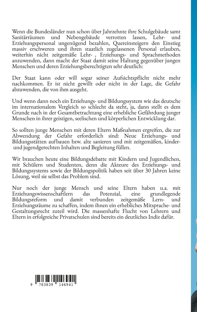Weitere Ansicht: Warum noch Schule? | Hartmut Kay Hirsch