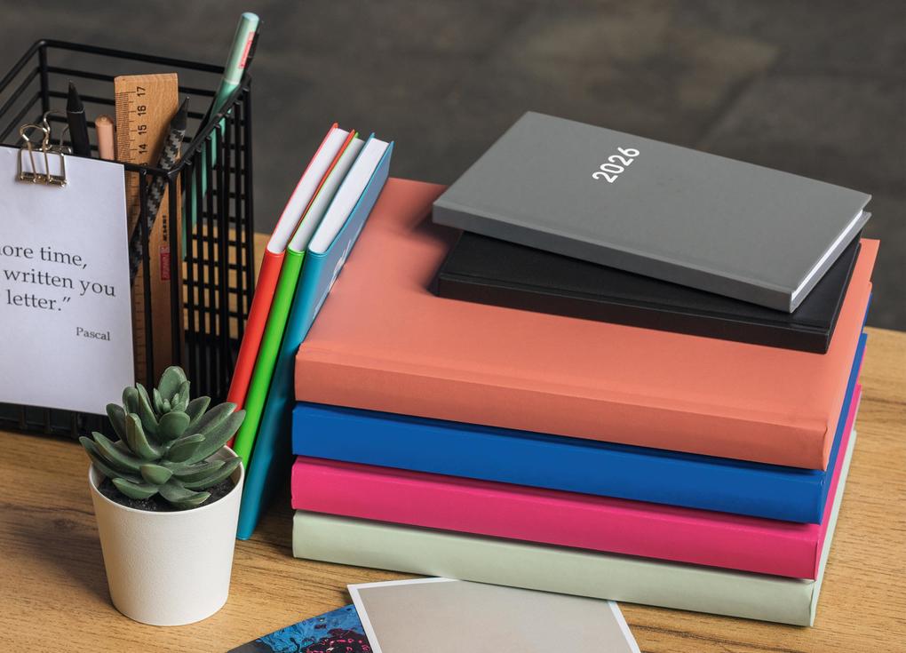 Weitere Ansicht: BRUNNEN 1079561036 | Buchkalender Mod. 795 2026 | A5, Kunststoff, blau