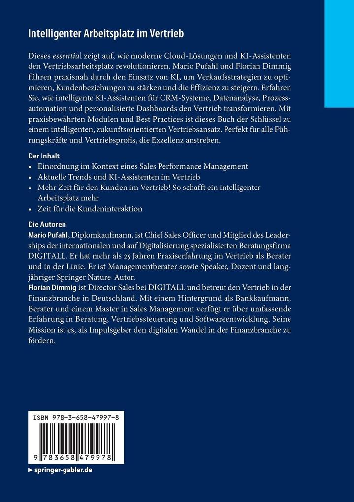 Weitere Ansicht: Intelligenter Arbeitsplatz im Vertrieb | Mario Pufahl, Florian Dimmig