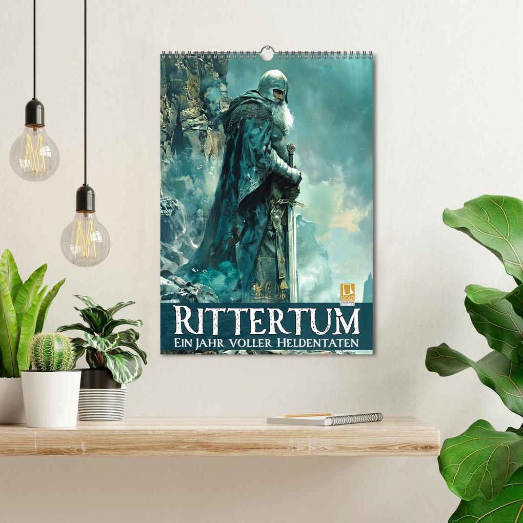 Weitere Ansicht: Rittertum - ein Jahr voller Heldentaten (Wandkalender 2026 DIN A3 hoch), CALVENDO Monatskalender | Val Thoermer, Calvendo