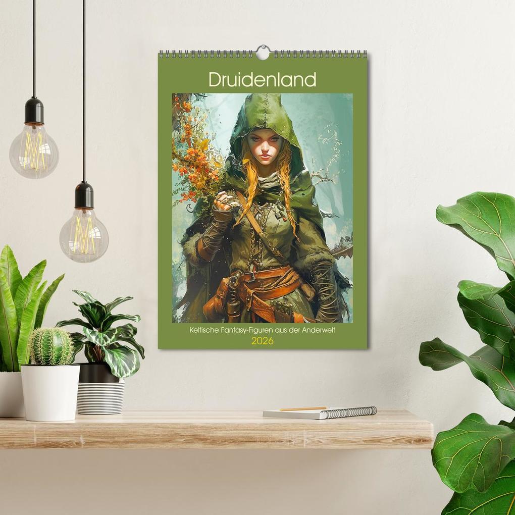 Weitere Ansicht: Druidenland. Keltische Fantasy-Figuren aus der Anderwelt (Wandkalender 2026 DIN A3 hoch), CALVENDO Monatskalender | Rose Hurley, Calvendo