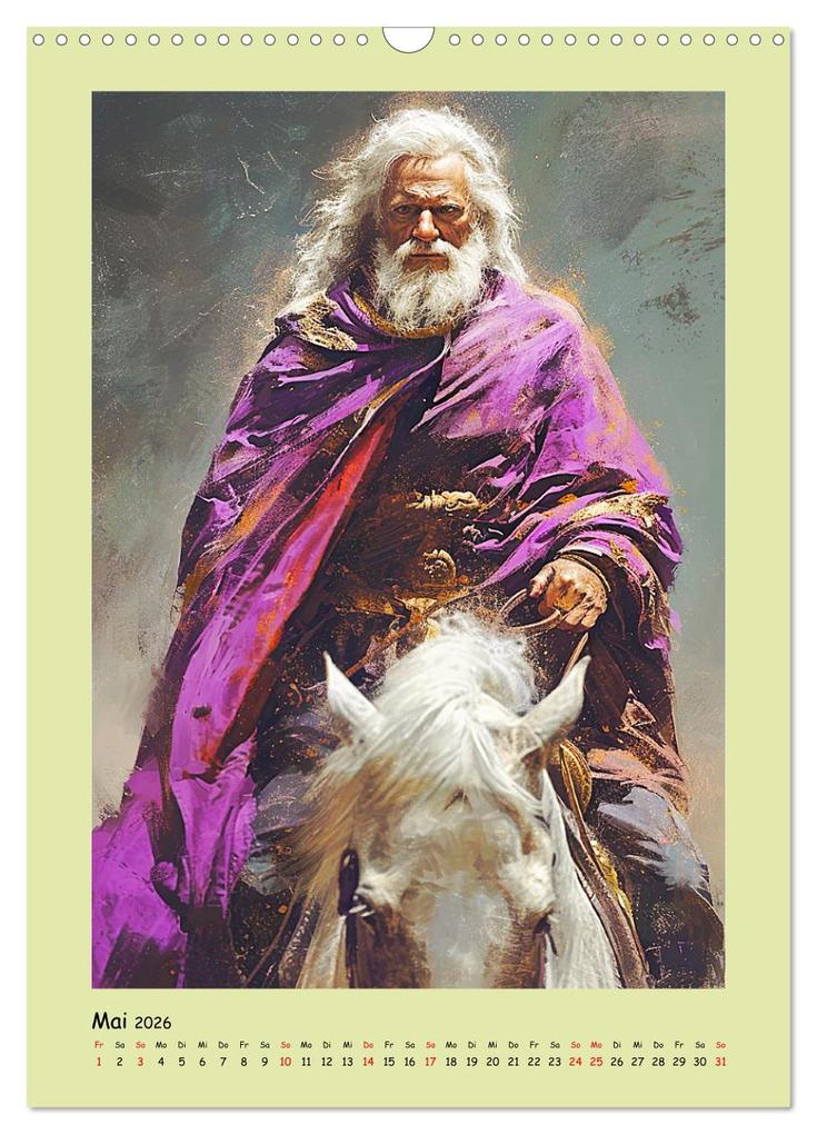 Weitere Ansicht: Druidenland. Keltische Fantasy-Figuren aus der Anderwelt (Wandkalender 2026 DIN A3 hoch), CALVENDO Monatskalender | Rose Hurley, Calvendo