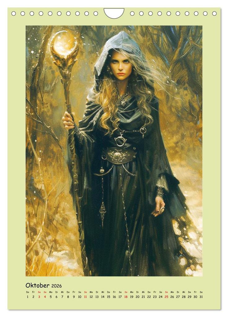 Weitere Ansicht: Druidenland. Keltische Fantasy-Figuren aus der Anderwelt (Wandkalender 2026 DIN A4 hoch), CALVENDO Monatskalender | Rose Hurley, Calvendo