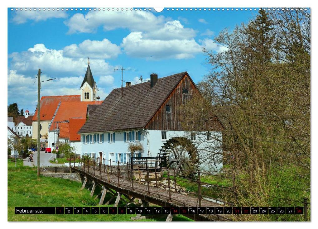 Weitere Ansicht: Die Stauden - Heimat in den westlichen Wälder Augsburg (hochwertiger Premium Wandkalender 2026 DIN A2 quer), Kunstdruck in Hochglanz | Herbert Böck, Calvendo