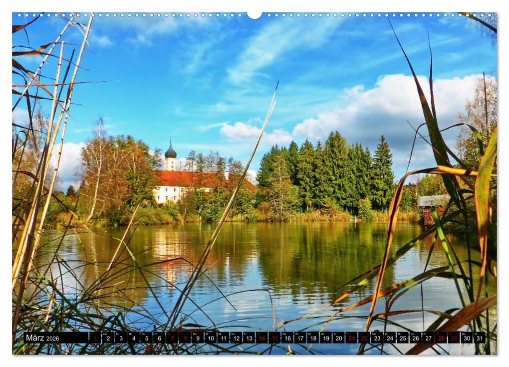 Weitere Ansicht: Die Stauden - Heimat in den westlichen Wälder Augsburg (hochwertiger Premium Wandkalender 2026 DIN A2 quer), Kunstdruck in Hochglanz | Herbert Böck, Calvendo