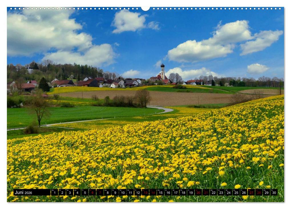 Weitere Ansicht: Die Stauden - Heimat in den westlichen Wälder Augsburg (hochwertiger Premium Wandkalender 2026 DIN A2 quer), Kunstdruck in Hochglanz | Herbert Böck, Calvendo