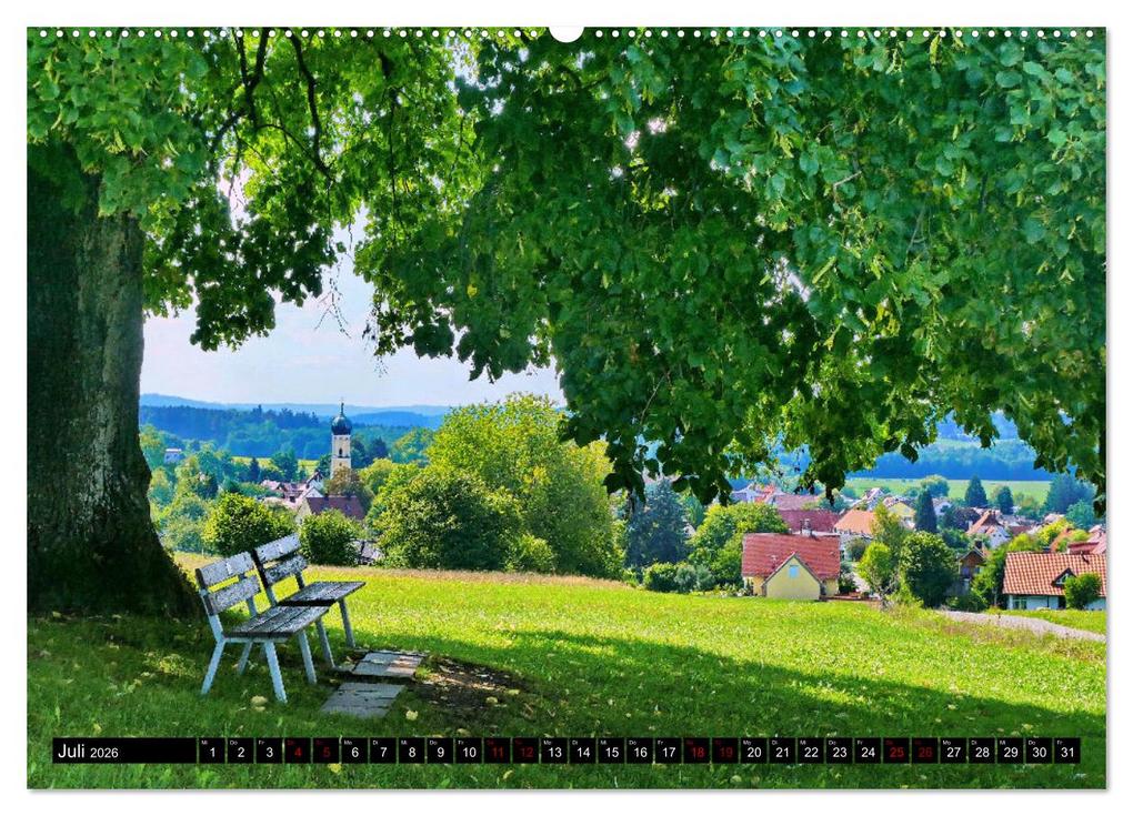 Weitere Ansicht: Die Stauden - Heimat in den westlichen Wälder Augsburg (hochwertiger Premium Wandkalender 2026 DIN A2 quer), Kunstdruck in Hochglanz | Herbert Böck, Calvendo