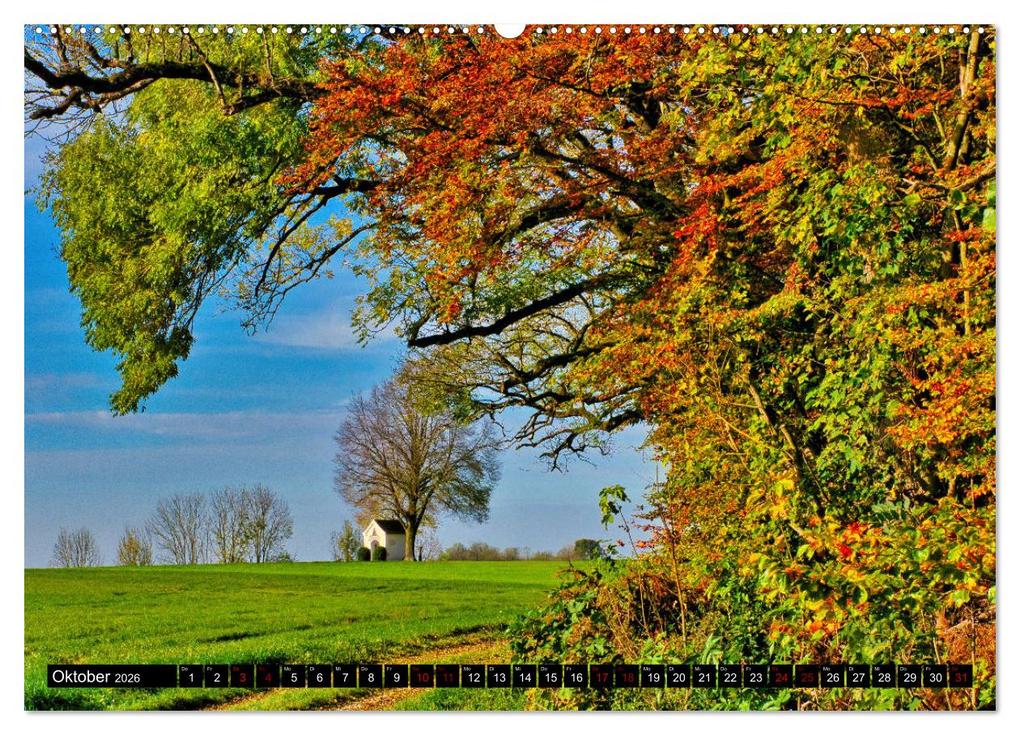 Weitere Ansicht: Die Stauden - Heimat in den westlichen Wälder Augsburg (hochwertiger Premium Wandkalender 2026 DIN A2 quer), Kunstdruck in Hochglanz | Herbert Böck, Calvendo