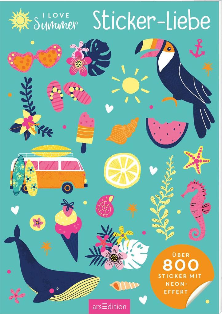 Produktbild: I Love Summer - Sticker-Liebe