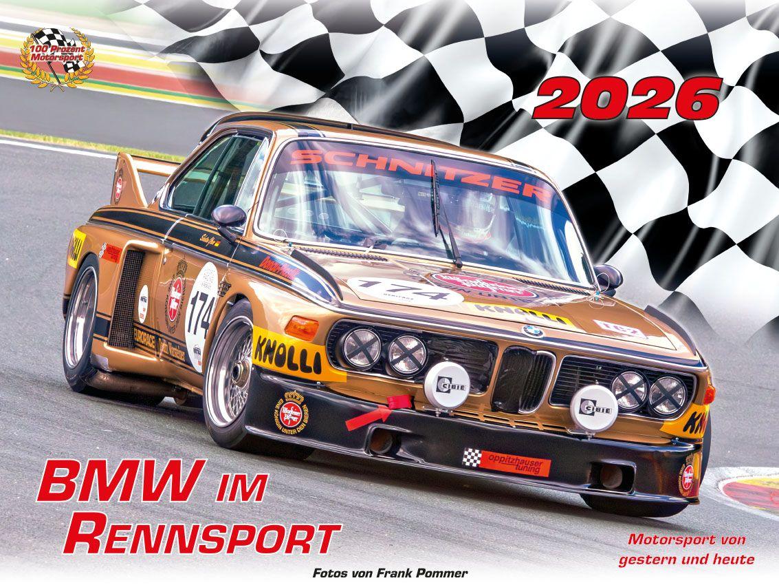 Produktbild: BMW im Rennsport Kalender 2026 | Frank Pommer