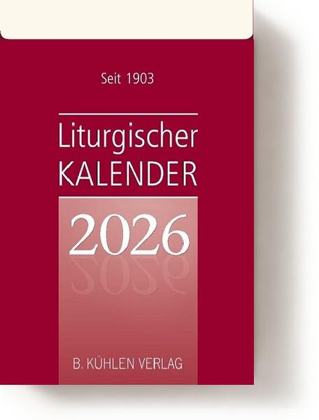 Produktbild: Liturgischer Kalender 2026 Großdruckausgabe
