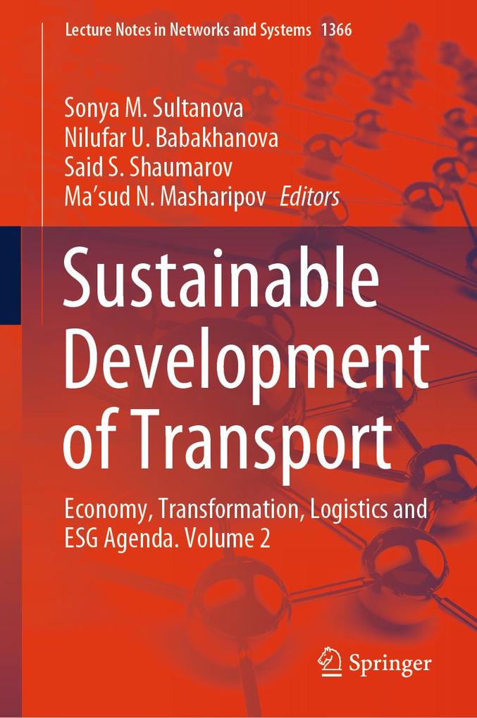Produktbild: Sustainable Development of Transport