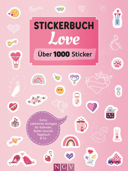 Produktbild: Stickerbuch Love I Über 1000 Sticker