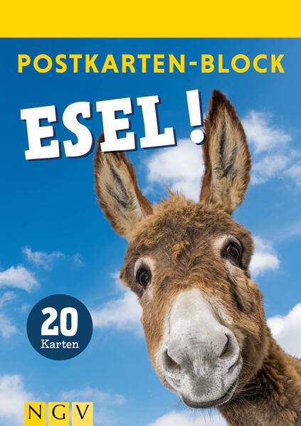Produktbild: Postkartenblock Esel
