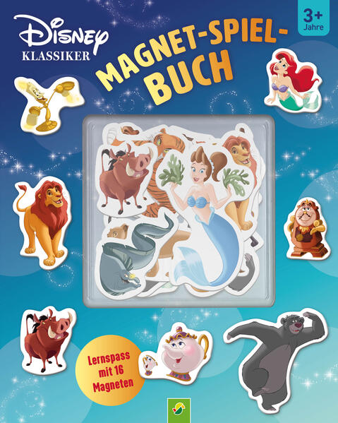 Produktbild: Disney Klassiker Magnet-Spiel-Buch | Schwager & Steinlein Verlag