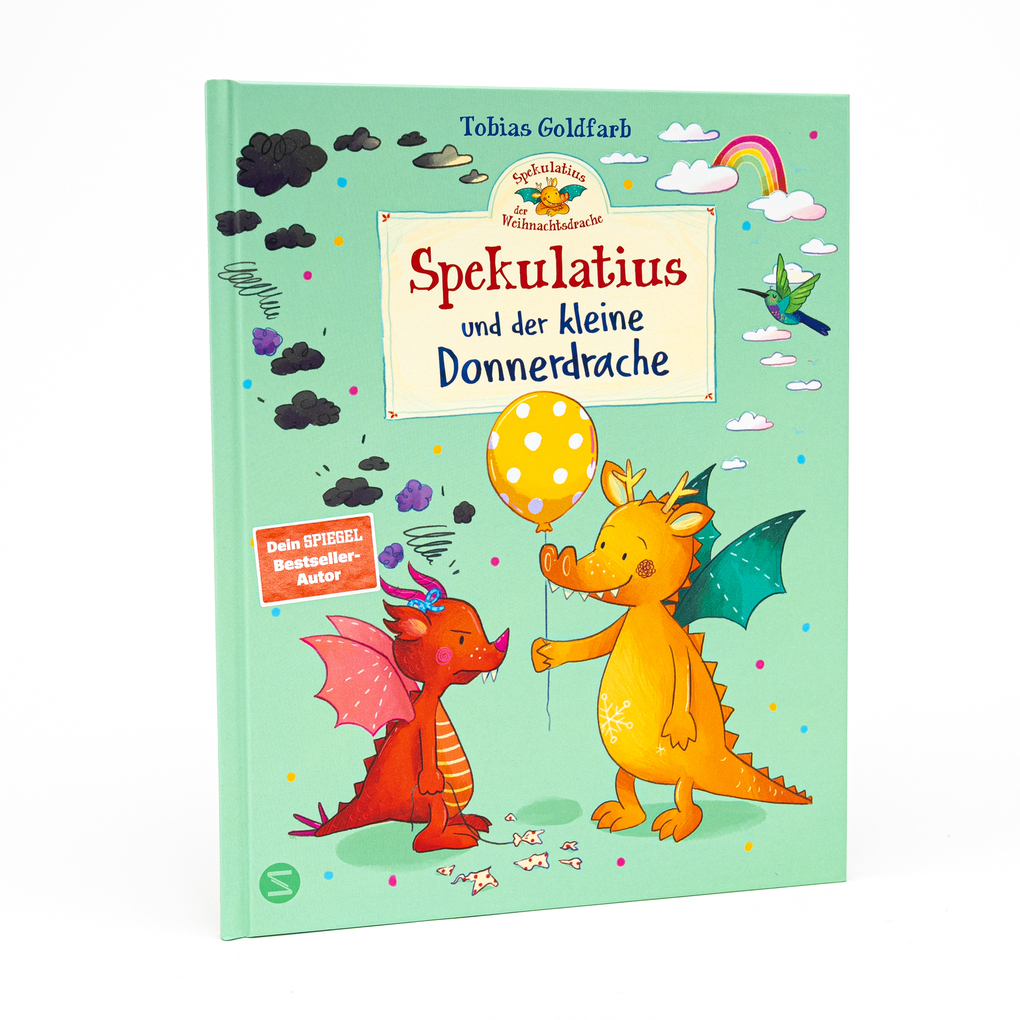 Weitere Ansicht: Spekulatius der Weihnachtsdrache. Spekulatius und der kleine Donnerdrache | Tobias Goldfarb