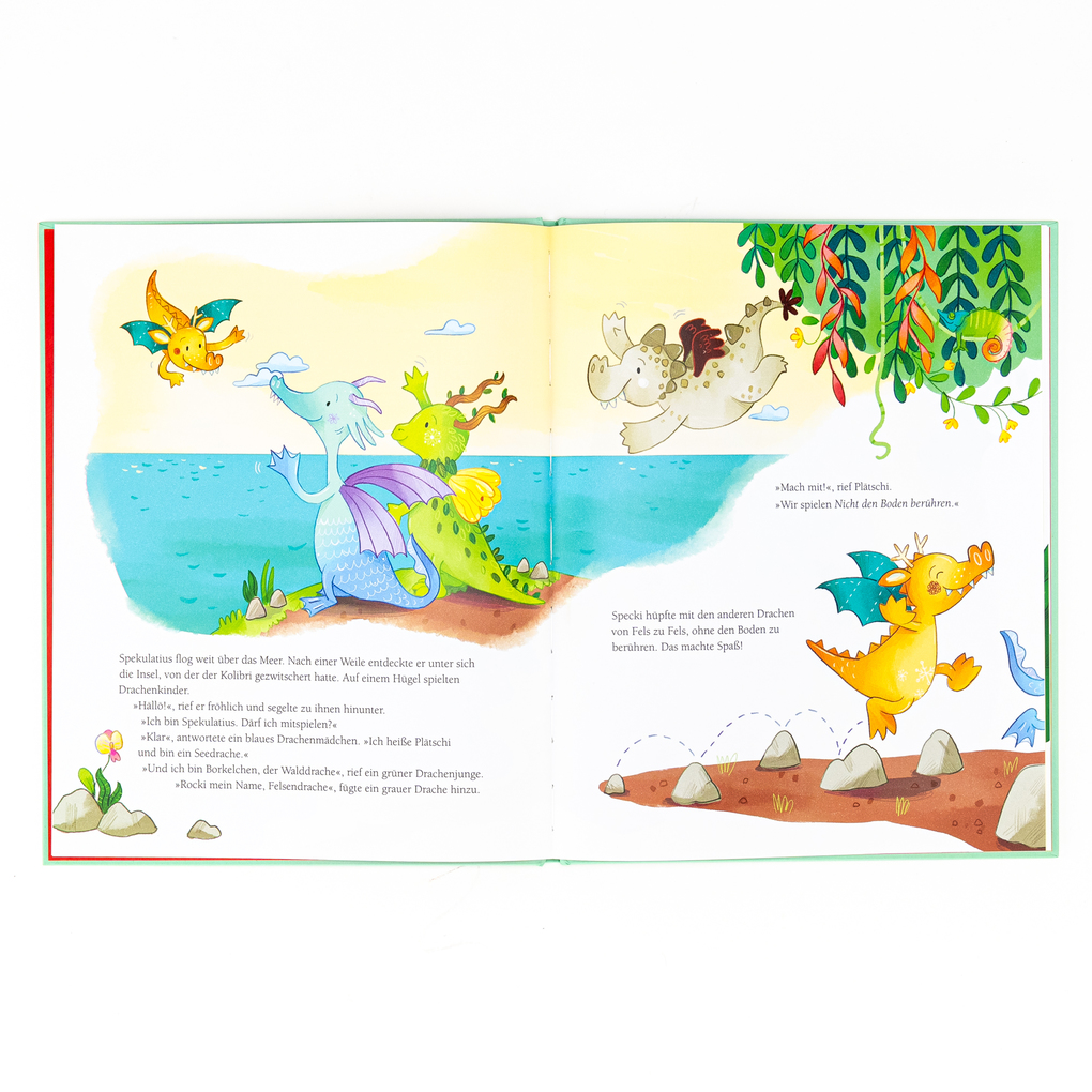 Weitere Ansicht: Spekulatius der Weihnachtsdrache. Spekulatius und der kleine Donnerdrache | Tobias Goldfarb