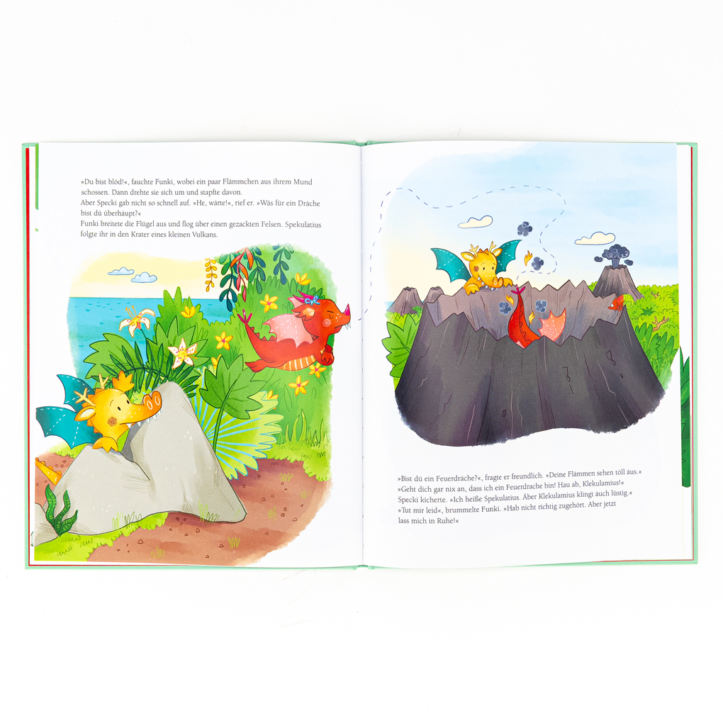 Weitere Ansicht: Spekulatius der Weihnachtsdrache. Spekulatius und der kleine Donnerdrache | Tobias Goldfarb