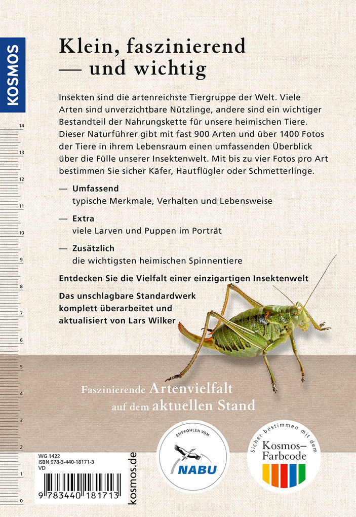 Weitere Ansicht: Der KOSMOS Insektenführer | Heiko Bellmann, Lars Wilker