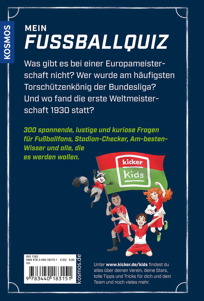 Weitere Ansicht: kicker Kids Fußball Quiz | Jonas Kozinowski