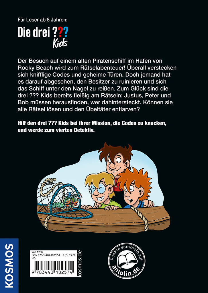 Weitere Ansicht: Die drei ??? Kids, Mission Piraten-Code | Nina Schiefelbein