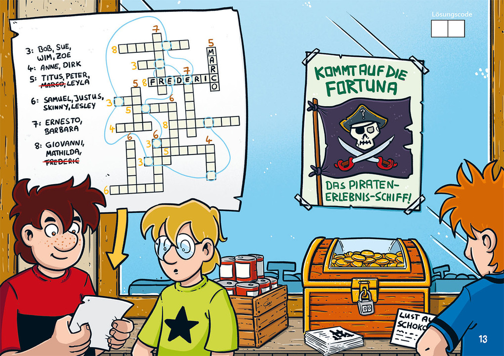 Weitere Ansicht: Die drei ??? Kids, Mission Piraten-Code | Nina Schiefelbein