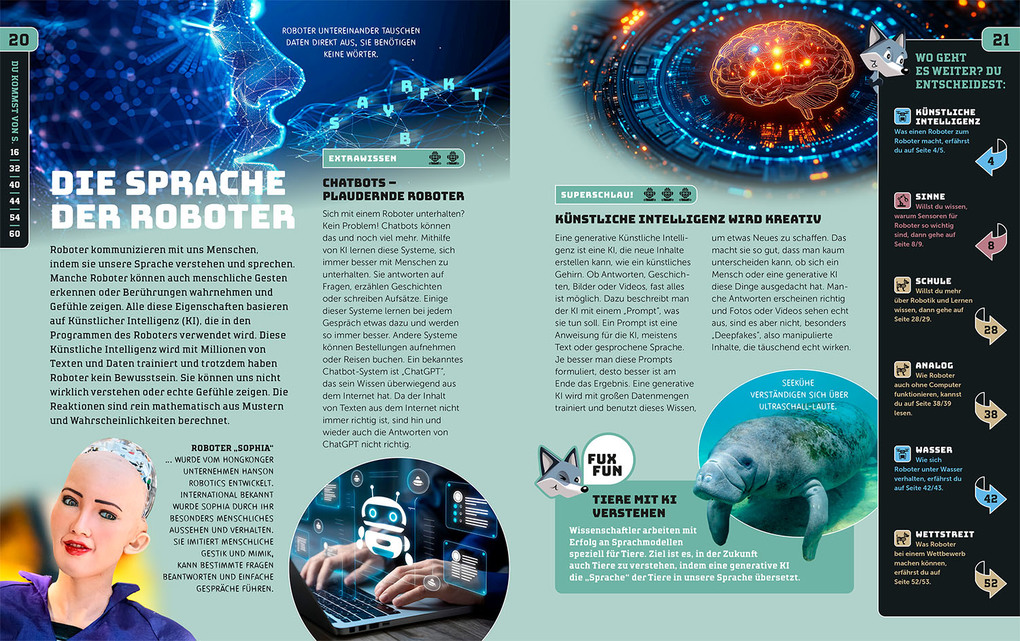 Weitere Ansicht: Kosmos SchlauFUX Roboter und KI | Thorsten Leimbach, Beate Jost