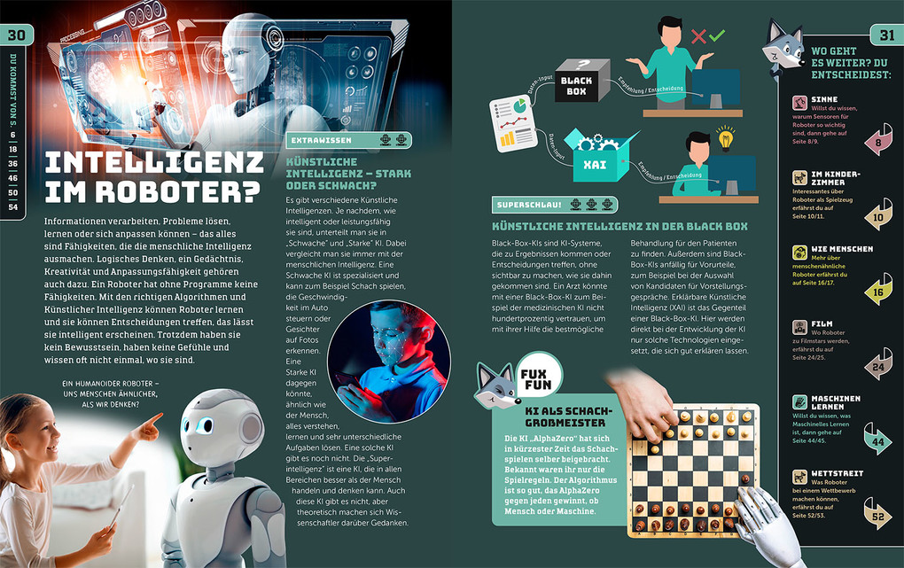 Weitere Ansicht: Kosmos SchlauFUX Roboter und KI | Thorsten Leimbach, Beate Jost