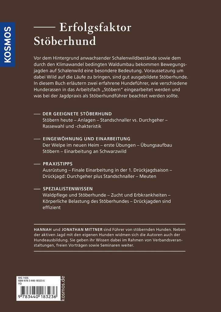 Weitere Ansicht: Jagen mit Stöberhunden | Hannah Mittner, Jonathan Mittner