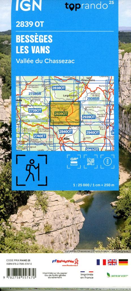 Weitere Ansicht: 2839OT Bessèges les Vans Vallée du Chassezac