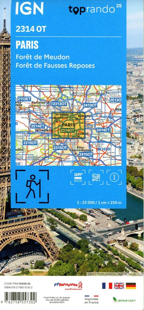 Weitere Ansicht: 2314OT Paris -Forêts Meud