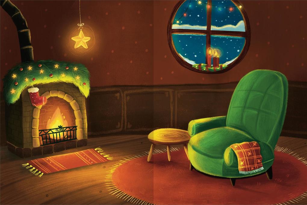 Weitere Ansicht: Erstes Stickern - Im Winter