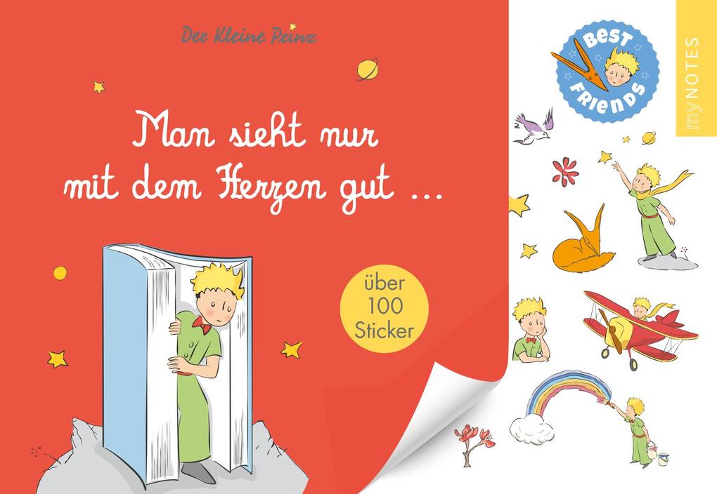 Weitere Ansicht: myNOTES Papeterie: Der Kleine Prinz Stickerheft