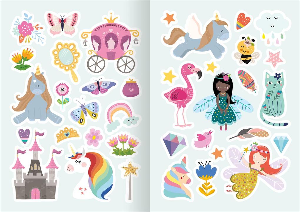 Weitere Ansicht: Diamant-Stickerspaß Feen