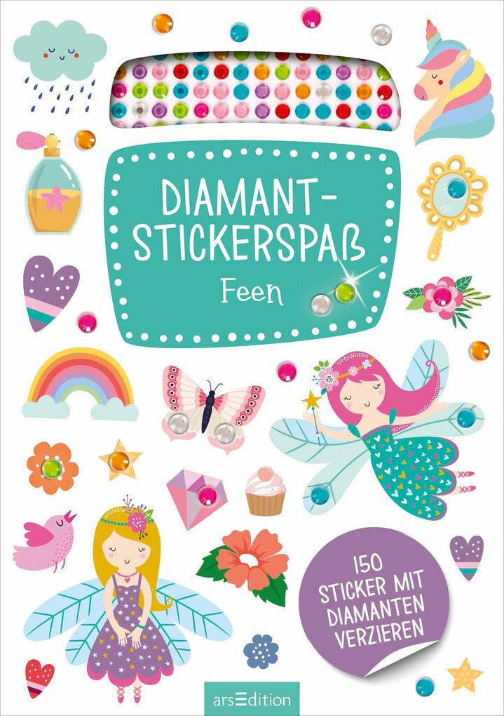 Weitere Ansicht: Diamant-Stickerspaß Feen