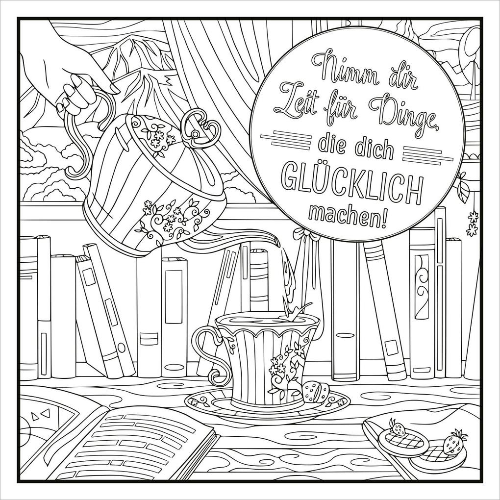 Weitere Ansicht: Ausmalen. Abschalten. Glücklich sein.
