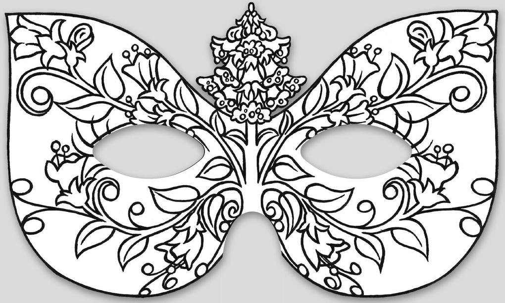 Weitere Ansicht: Feenmasken zum Ausmalen