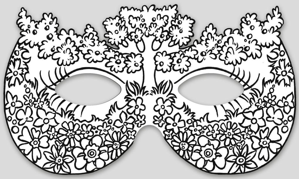 Weitere Ansicht: Feenmasken zum Ausmalen