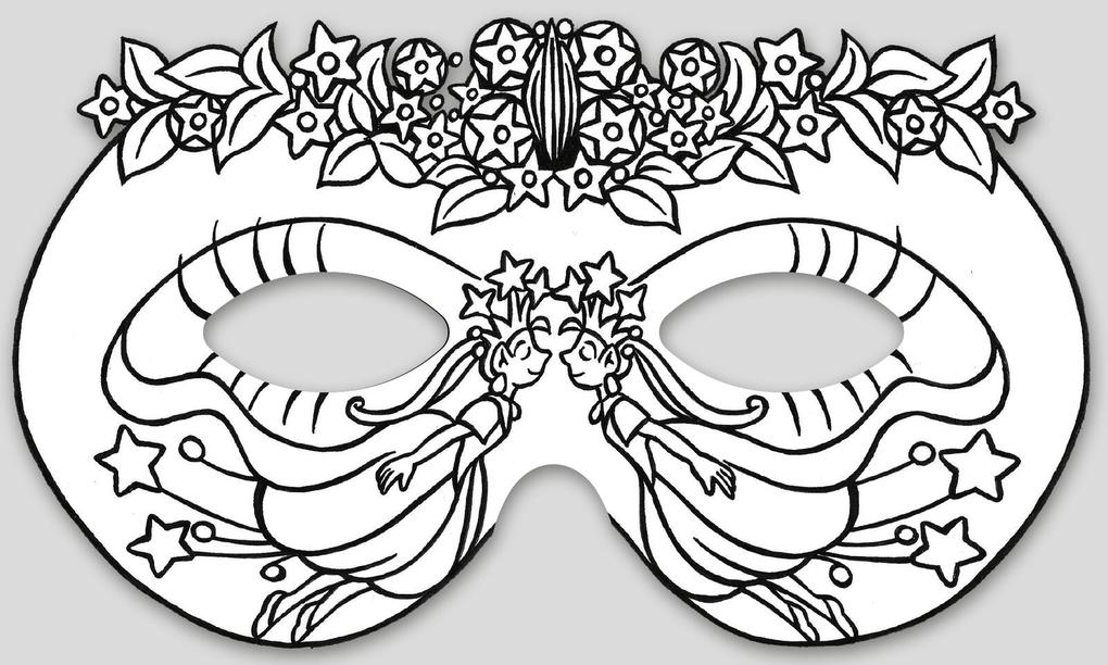 Weitere Ansicht: Feenmasken zum Ausmalen