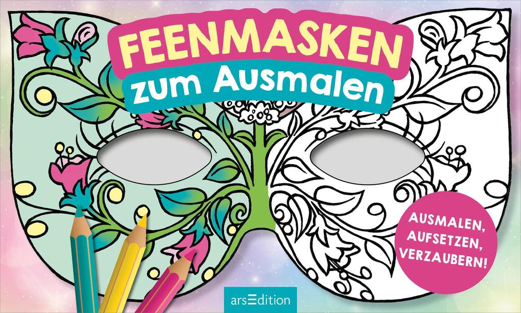 Weitere Ansicht: Feenmasken zum Ausmalen