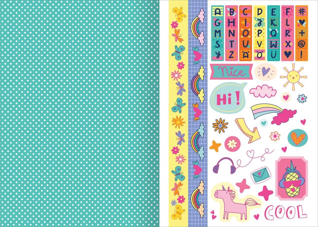 Weitere Ansicht: I Love Summer - Sticker-Liebe