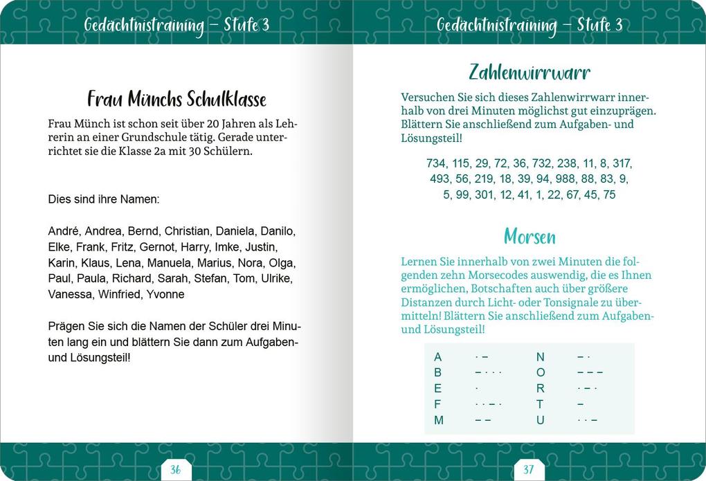 Weitere Ansicht: Kleine Auszeit - Gedächtnistraining | René Herbst