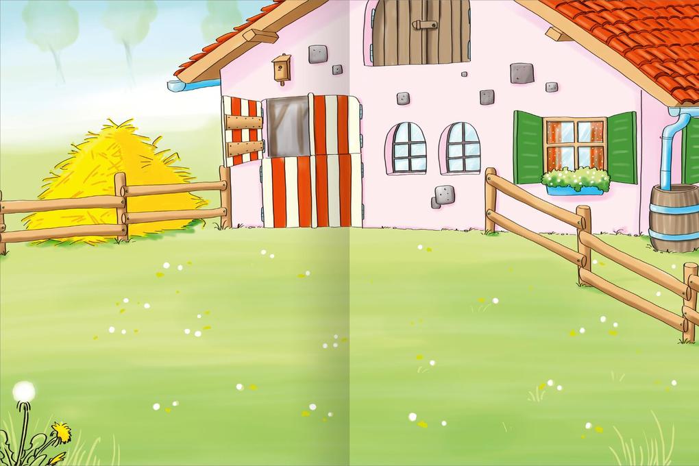 Weitere Ansicht: Erstes Stickern - Reiterhof