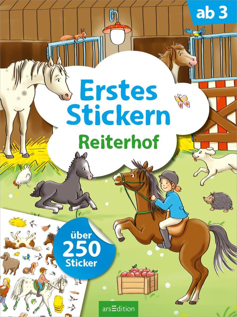Weitere Ansicht: Erstes Stickern - Reiterhof
